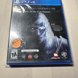 PS4 Shadow Of Mordor G,O,T,Y,E