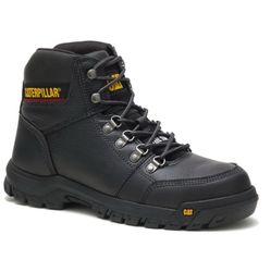 Caterpillar Black Leather Work Boot