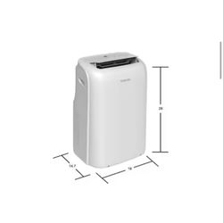 Toshiba 8,000 (DOE) BTU Portable Air Conditioner Cools 350 Sq. Ft. with Dehumidifier and Remote