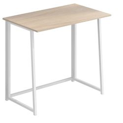 【Folding Computer Desk】This small desk features a smart folding design. Complete simple assembly, then fold or unfold it in seconds! This space-saving