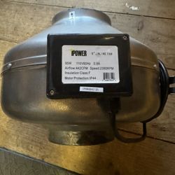 Inline Exhaust Fan 6 Inch