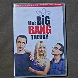 Big Bang Theory Season One 3 Disc DVD Excellent
