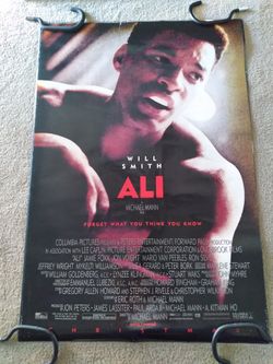 ALI Authentic Movie Theater Poster For 10dlls (Damaged) Double-Sided 27X40 (Alvernon Between Drexel And Valencia)