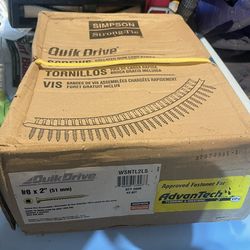 Quick Drive Simpson Screws #8 2” Qty -2,000