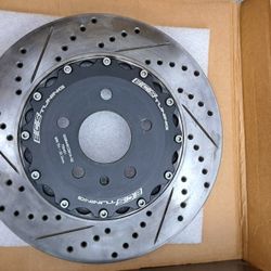 ROTORS- ECS Lightweight Crossdrilled/slotted 2-piece ECS Tuning