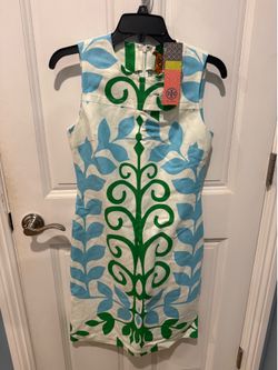Vintage NWT Tory Burch Maggie Sleeveless Linen/Cotton Blend Dress (sz S)