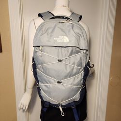 THE NORTH FACE BOREALIS 28L BACKPACK GRAY AND BLUE NWOT

