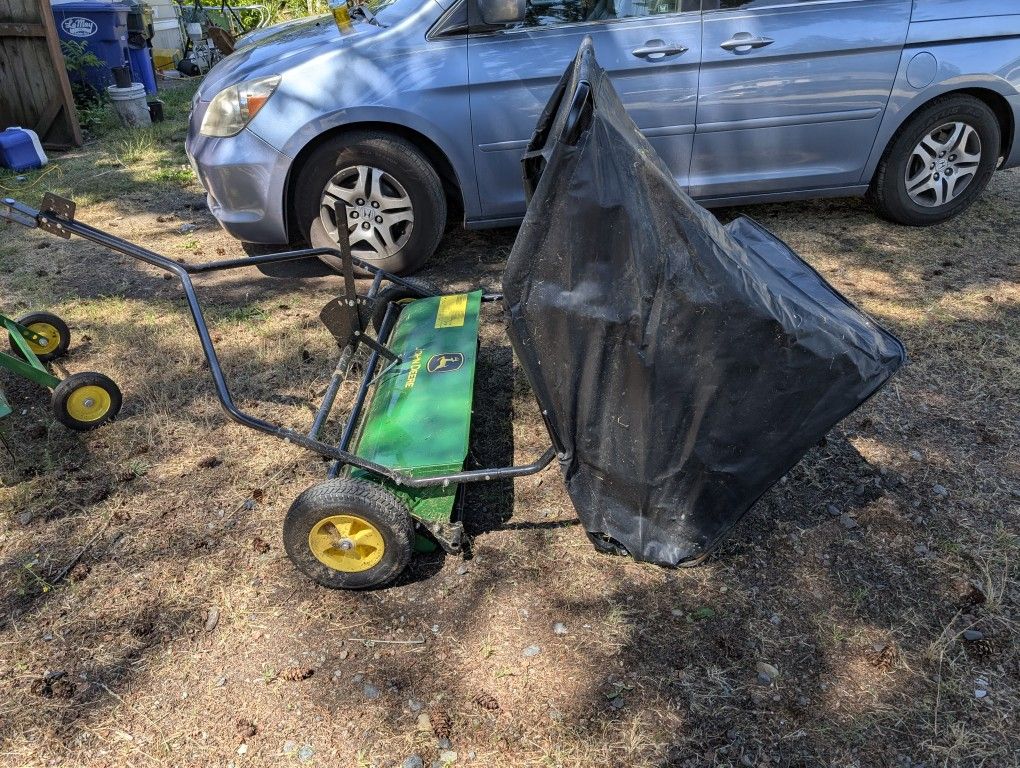 John Deere Lawn Sweeper