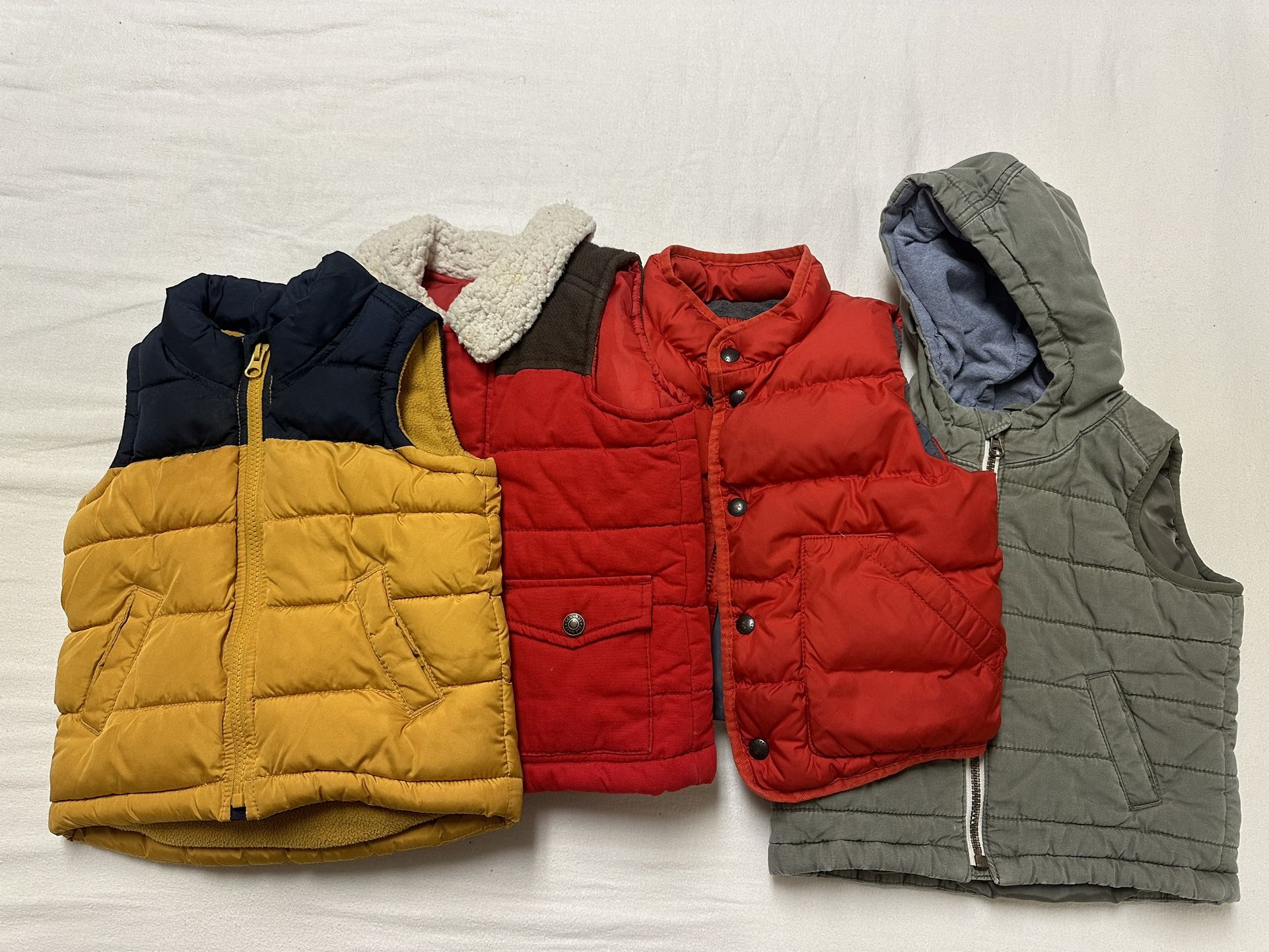 4 Kids Vests 18-24 Months/2T