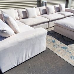Beautiful Posh Cloud Modular Sectional Couch