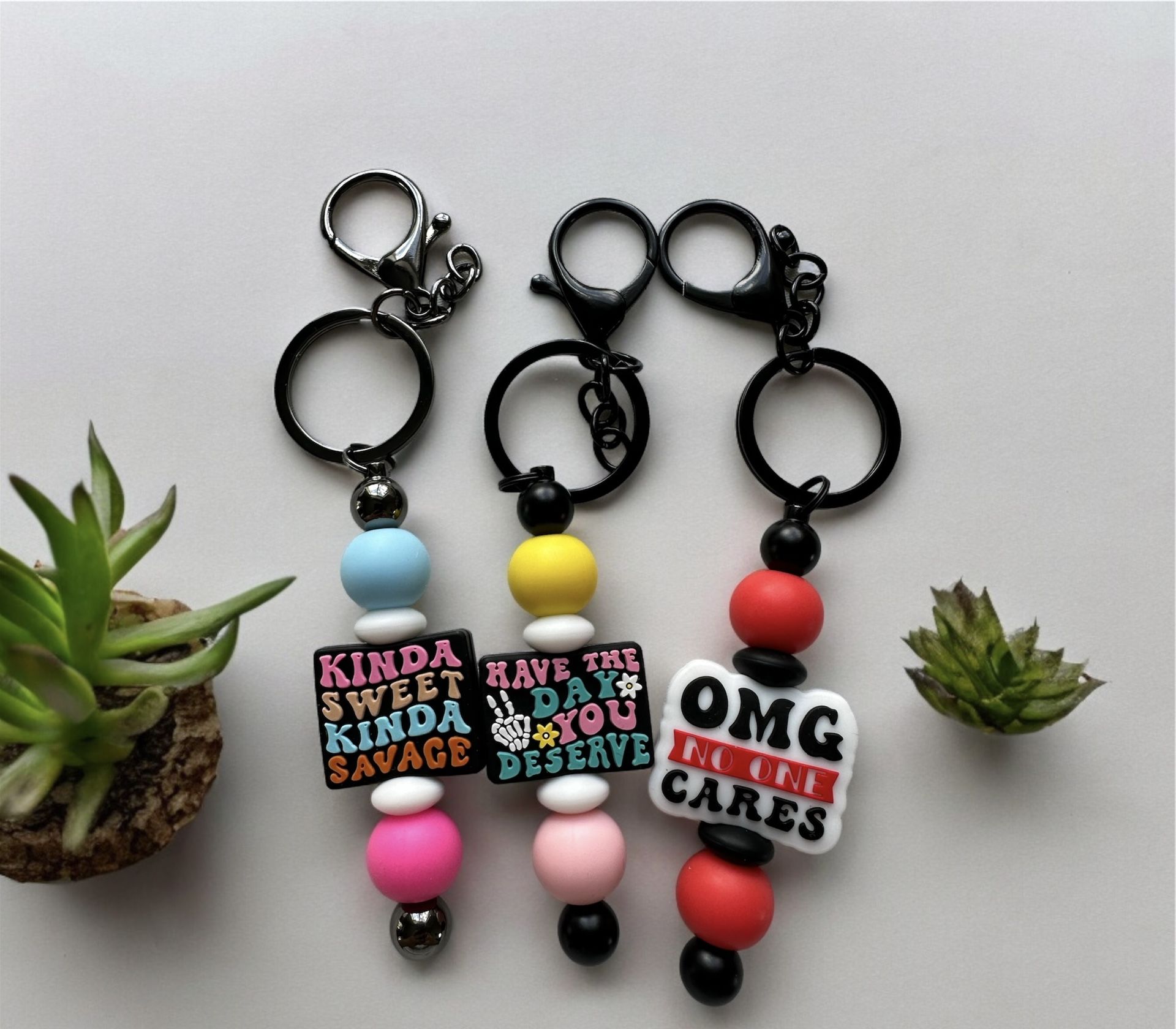 Keychain Beaded