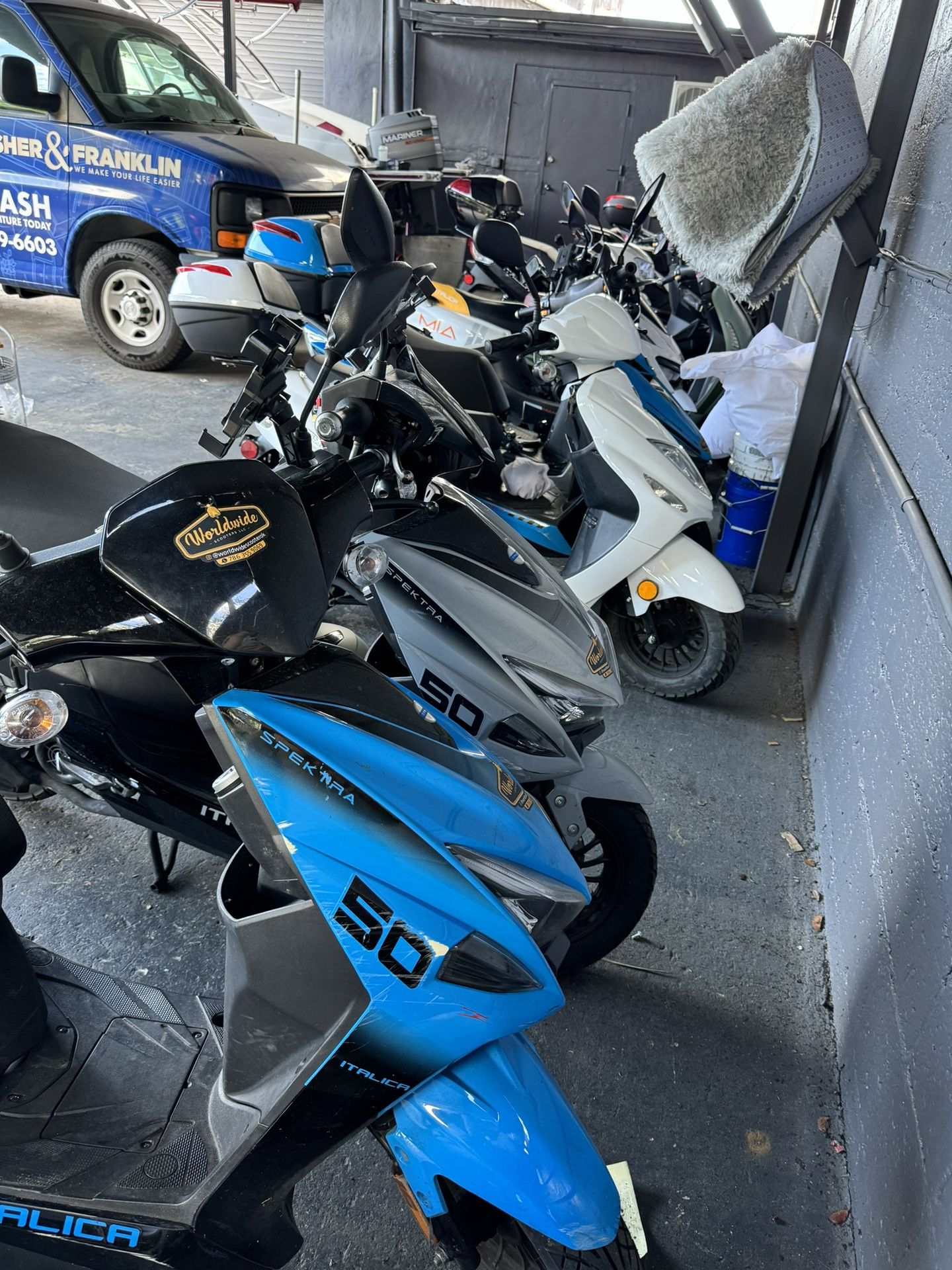 Used 50cc And 150cc Scooters
