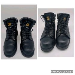 2 pair Caterpillar CAT Steel Toe Work Boot Size 12