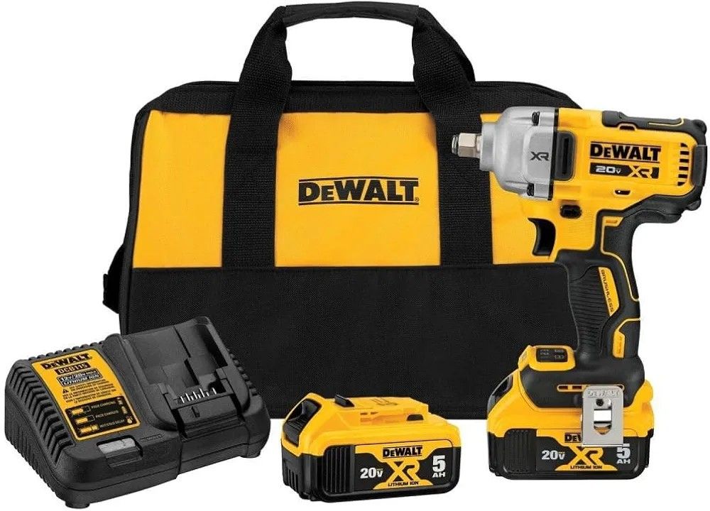 Dewalt 20volt Xr 1/2”inch High Torque Impact Wrench Kit