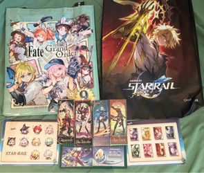 Anime Expo 2026 + 2025 Honkai Star Rail x Fate Stay Night Holo Bags + Promo Cards + Stickers