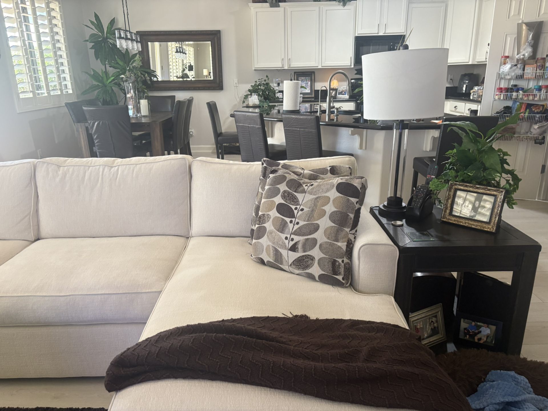 Cream Loveseat For Sale