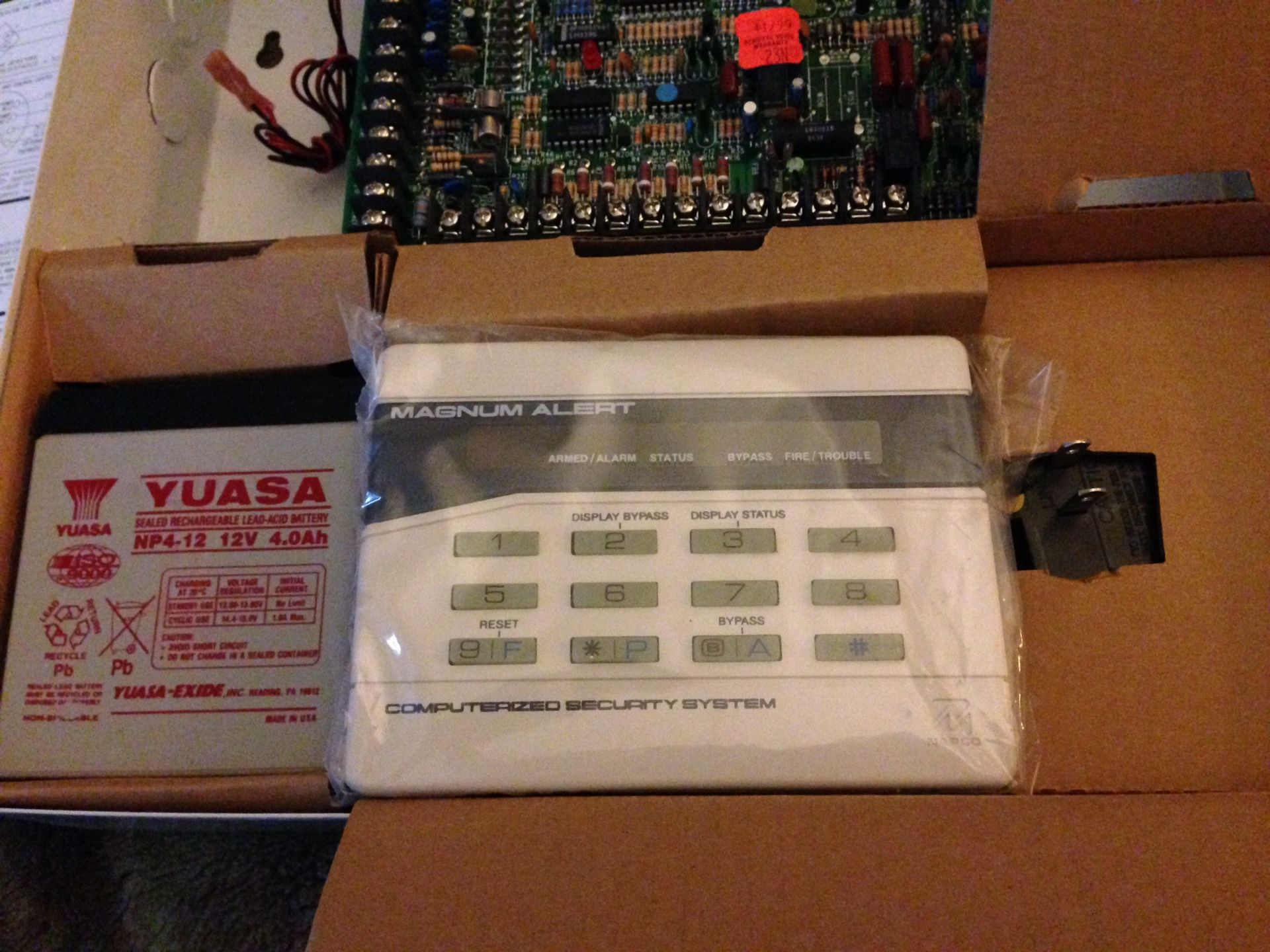 Napco Magnum Alert 1008e Security and Fire System