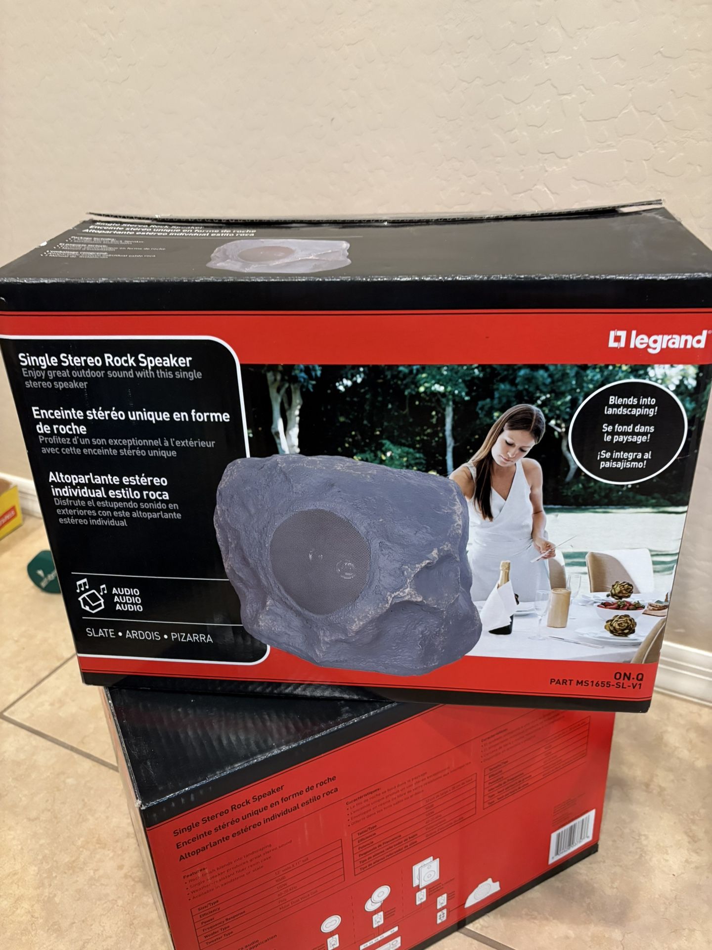 2 Pegan’s MS1655-SL-V1 Single Stereo Rock Speakers