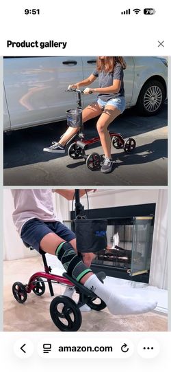 Tuffcare-All Terrain Seated Knee Scooter R280