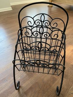 Metallic 3tier Books and Magazine Rack