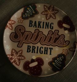 Disney Christmas Plate