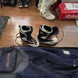 Snow Board Bag And Boots