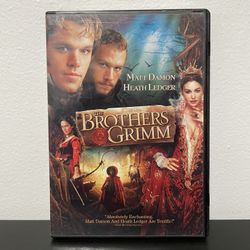 The Brothers Grimm DVD Movie Matt Damon Heath Ledger Fantasy Comedy CIB 2005