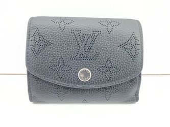 Louis Vuitton Iris XS Wallet Mahina Black Leather (WMP018735)