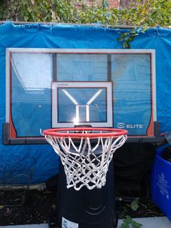 Basketball backboard w/ rim