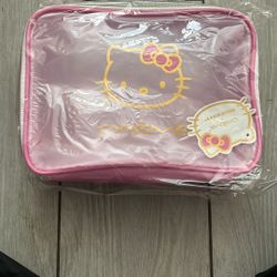 Hello Kitty And Crème Collab Travel Size Make Up Bag