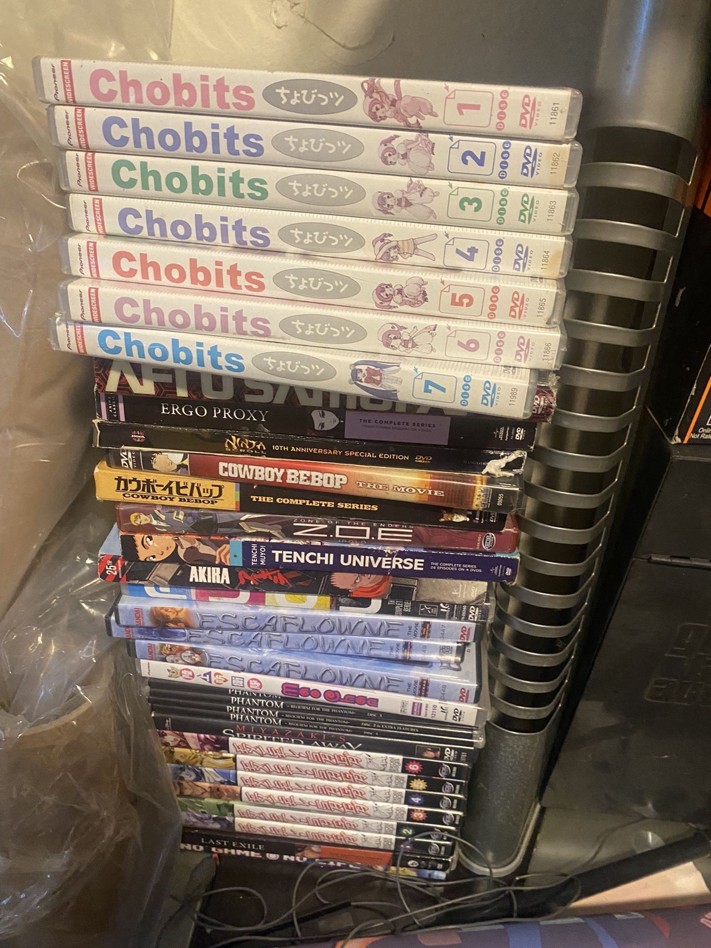 Anime DVD’s and Blu rays