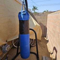 Punching/kicking Bag With Rack