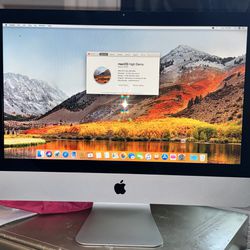 2011 Apple iMac 21.5” 12GB/500GB HD/ 2.5GHz Quad Core Intel Core i5/ macOS High Sierra