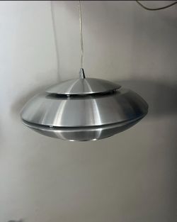 Lot Of 3 Aluminum Hanging Lamp Light New