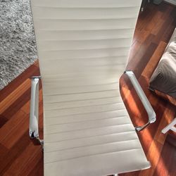 Modern White Office Desk Chair
