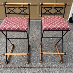 Cleo Baldon Vintage Mid Century Bar Stools