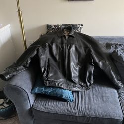 Large Leather Jacket, Sewing Machine