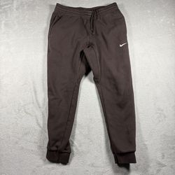 Nike Sportswear Club Fleece Jogger Mens Sz Large Brown Sweatpants #2911