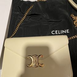 Authentic Celine wallet on chain purse