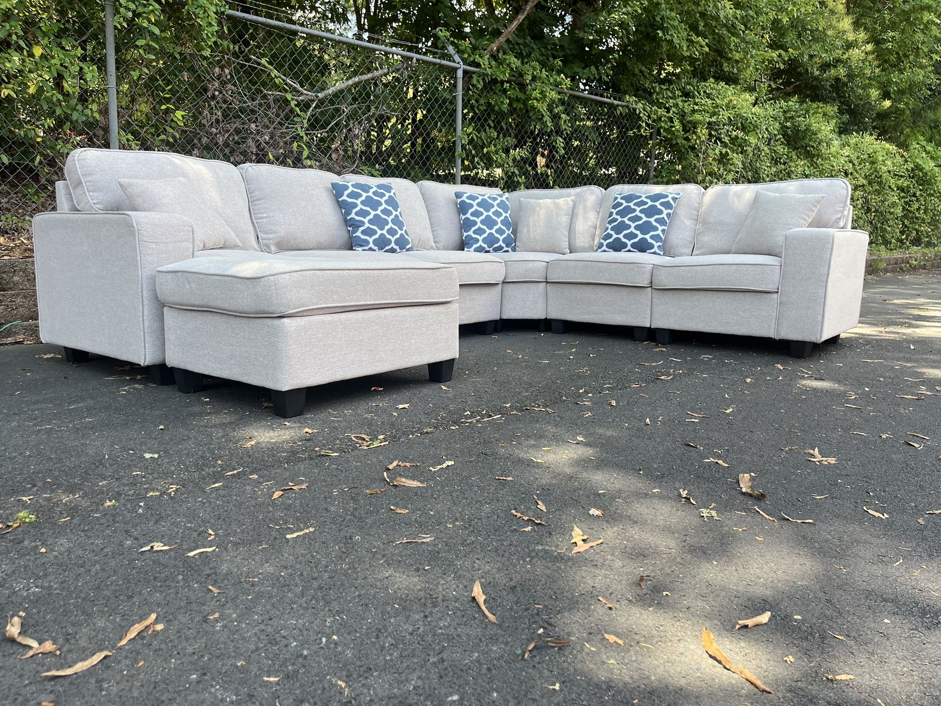 Lecanto 7Pcs Modular Sectional