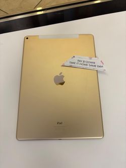 Apple IPad Pro 12.9 Inch 1st Gen Tablet - Pay $1 today and the rest later!!