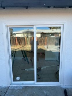 White Vinyl Door
