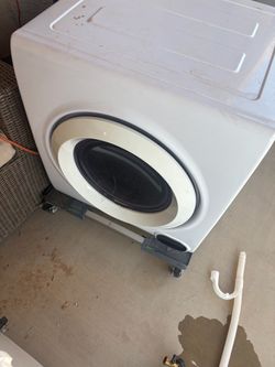 White Front-Load Washing Machine