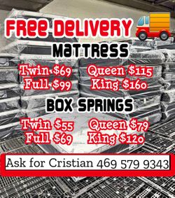 New Mattresses Twin mattress Full mattress Queen mattress King mattress Colchones nuevos Beds