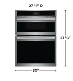 Frigidaire Gallery 30" Electric Wall Oven and Microwave Combination