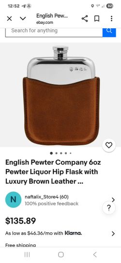 English Pewter Co. Flask