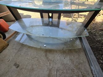Glass TV Stand