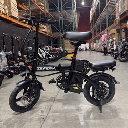 Folding electric bicycle