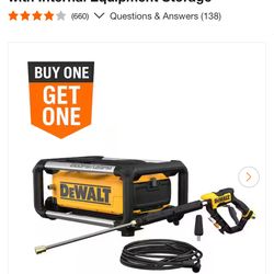 2100psi 1.2 Gpm 13 Amp Cold Water Electric Pressure Washer With Internal Equipment Storage