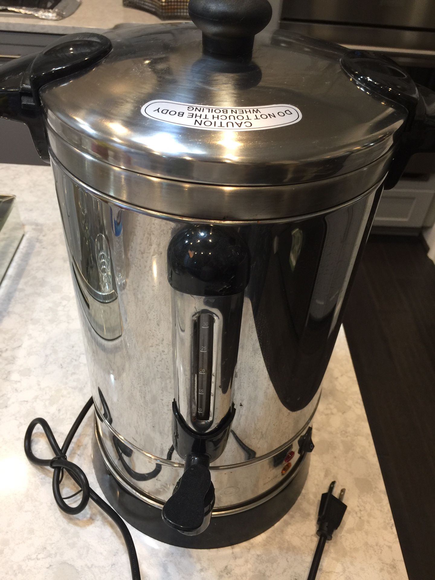 Large hot water/coffee heater dispenser